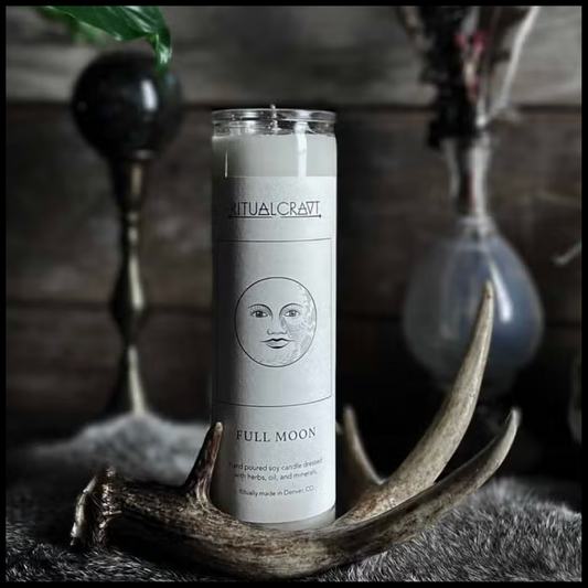 Full Moon Dressed Candle