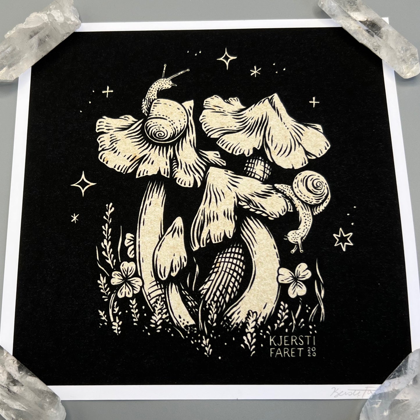 Enchanted Forest: Snails - Fine Art Print