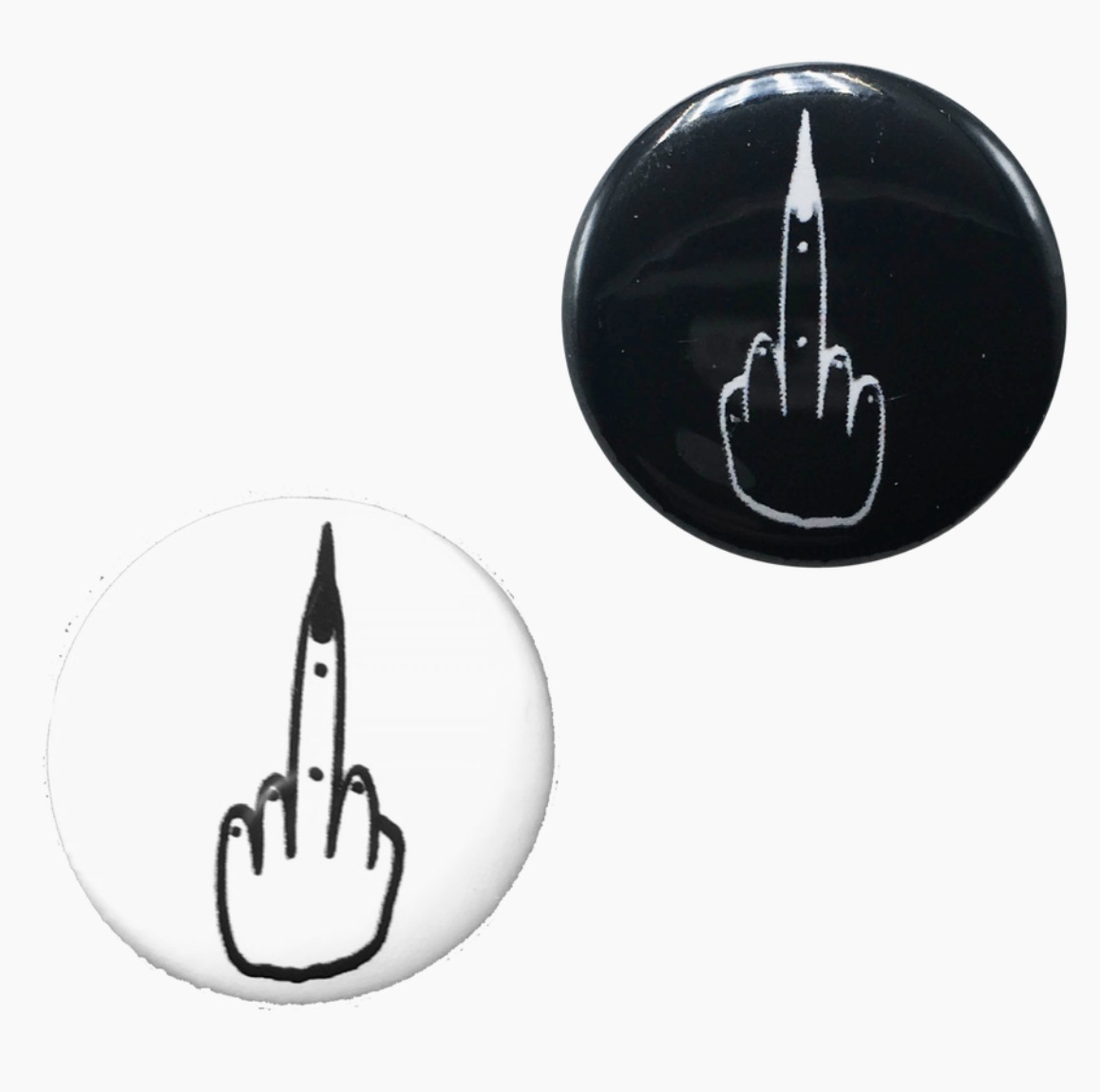 Shittty Middle Finger Button