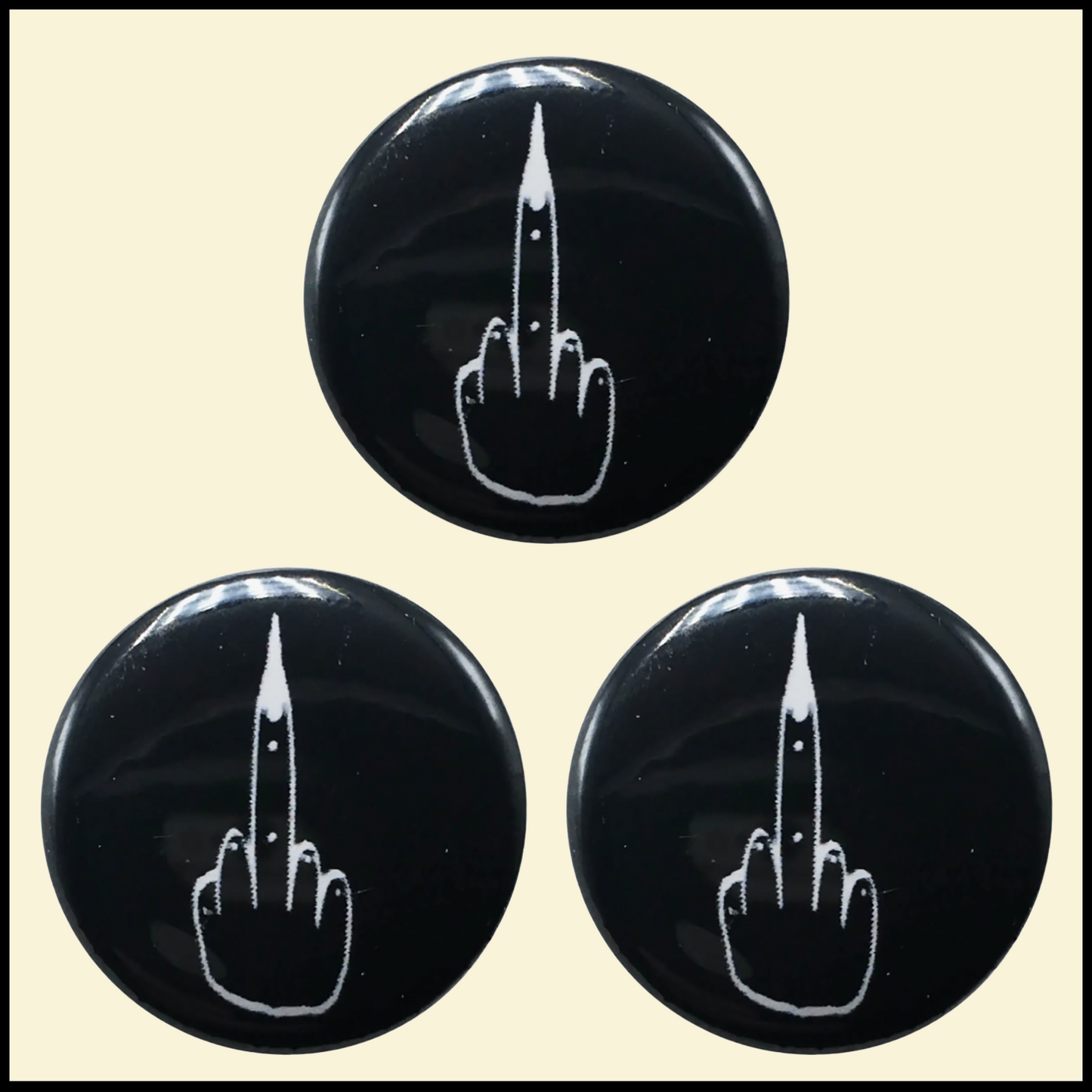 Shittty Middle Finger Button